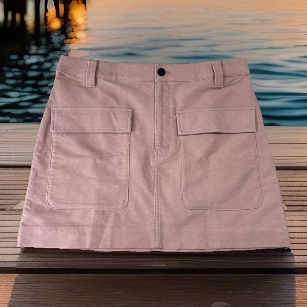 Madewell Mini Skirt 6 (W32 Length 15.5) Dusty Blush Pink 2 Pocket New Womens NWT